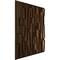 Ekena Millwork 19 5/8in. W x 19 5/8in. H Staggered Brick EnduraWall Decorative 3D Wall Panel Covers 2.67 Sq. Ft. WP20X20SBCAB - alternate 3